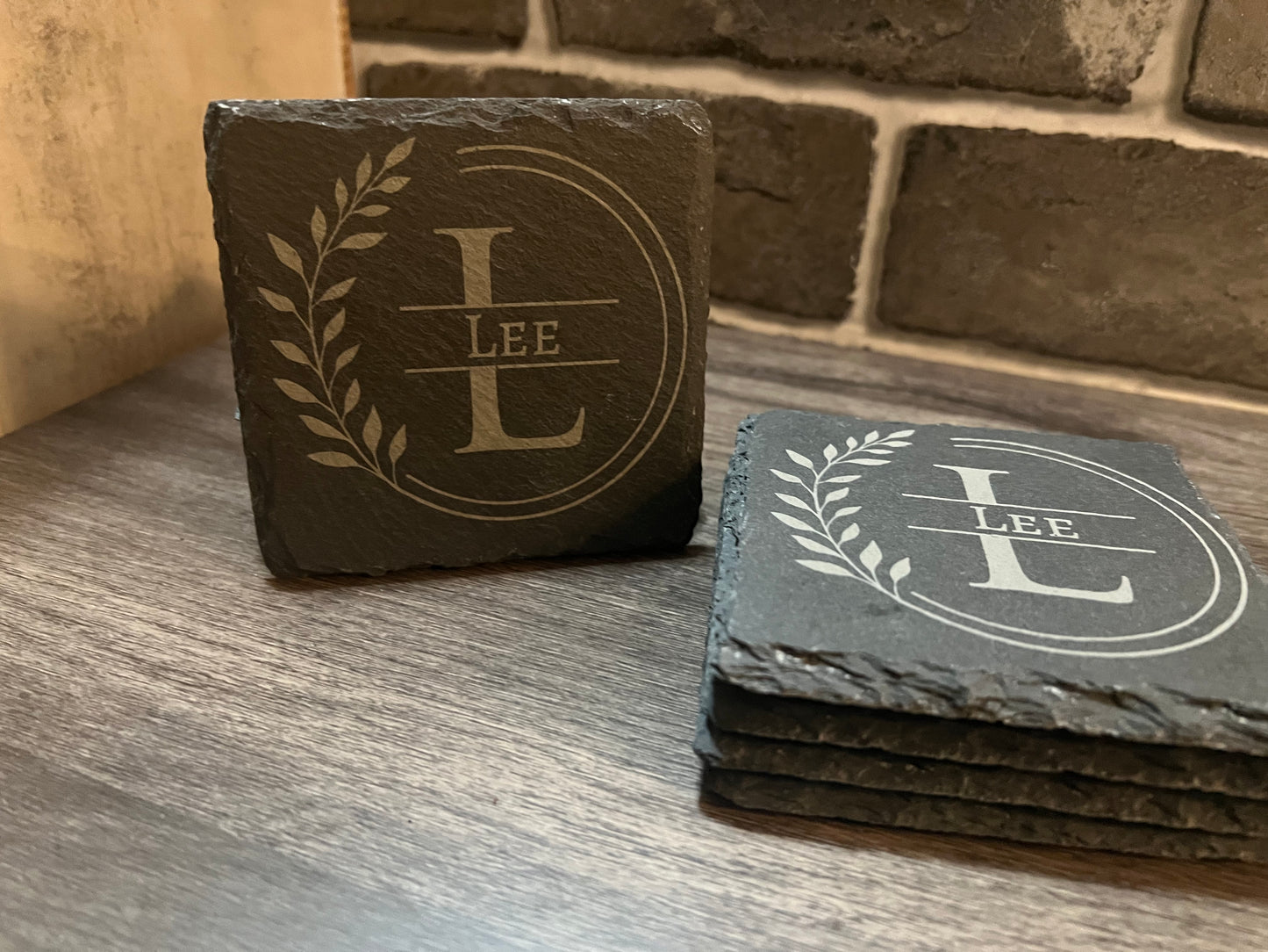 Last Name Personalized Coasters