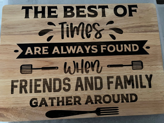 The Best of Times Cutting Board