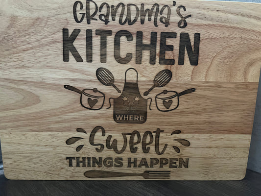 Grandma’s Kitchen Cutting Board