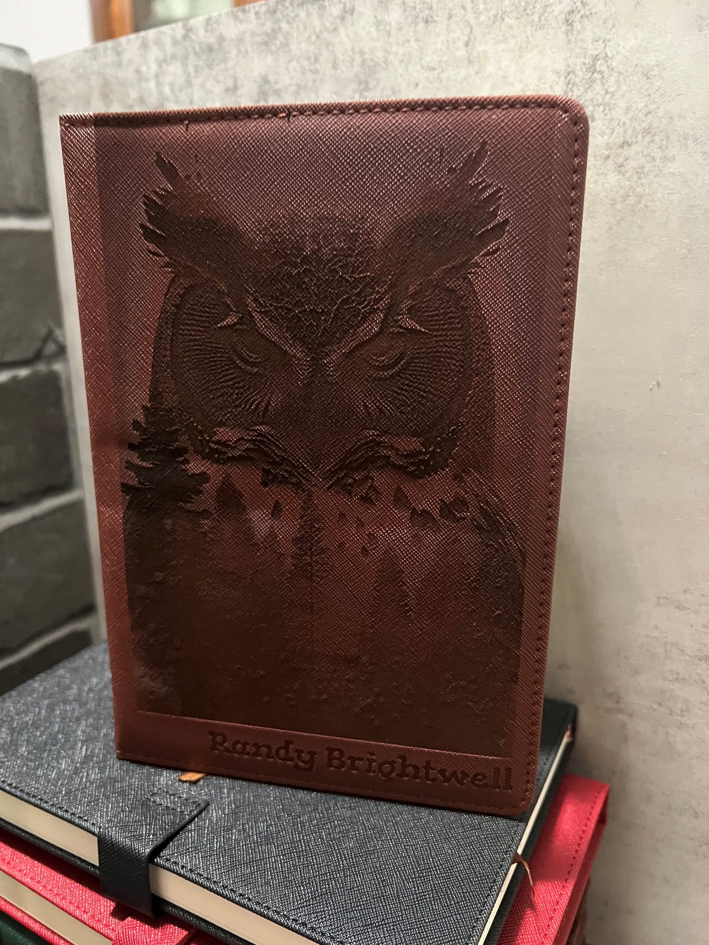 Personalized Leather Journal with Pen